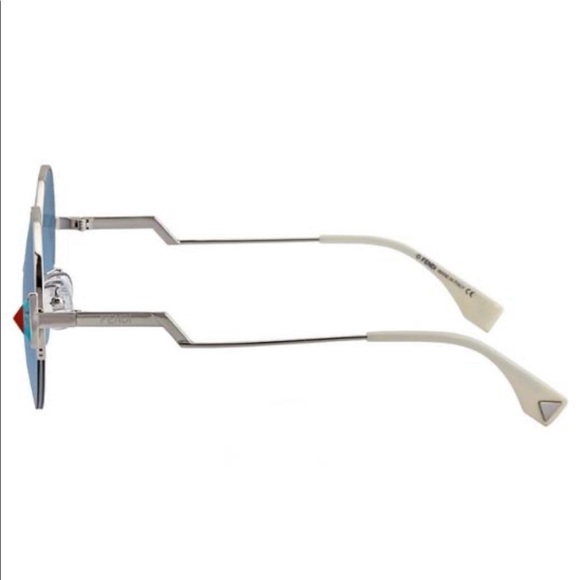 ❌SOLD❌ FENDI Rainbow Round Aviator Sunglasses - Picture 3 of 3